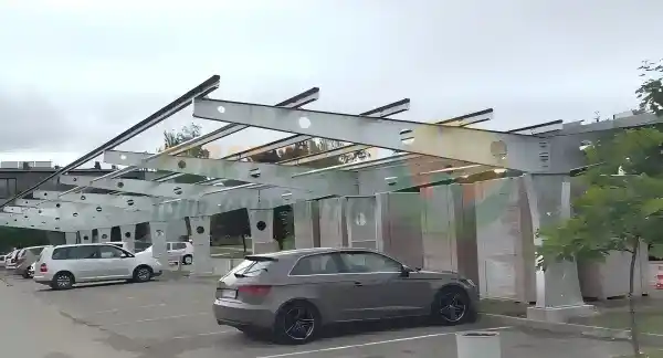 Successful Completion of European Double-Sided Solar Carport Project