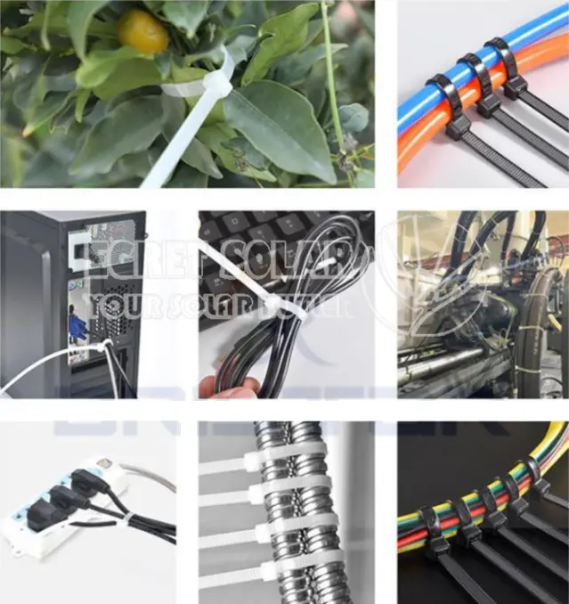 Solar Cable Wire Zip Tie