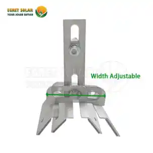 Adjustable Trapezoidal Clamp for Solar Panel Mount