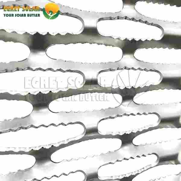 Solar rooftop safety aluminum walkway