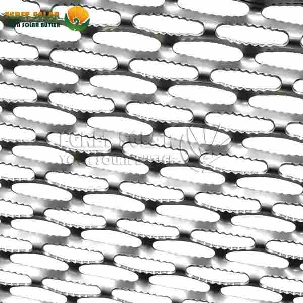 Anti-slide aluminium solar rooftop walkway