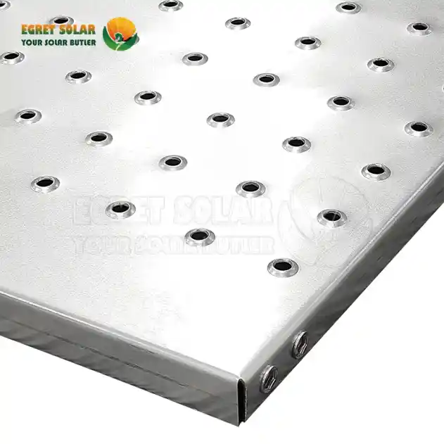 Solar rooftop safety aluminum walkway