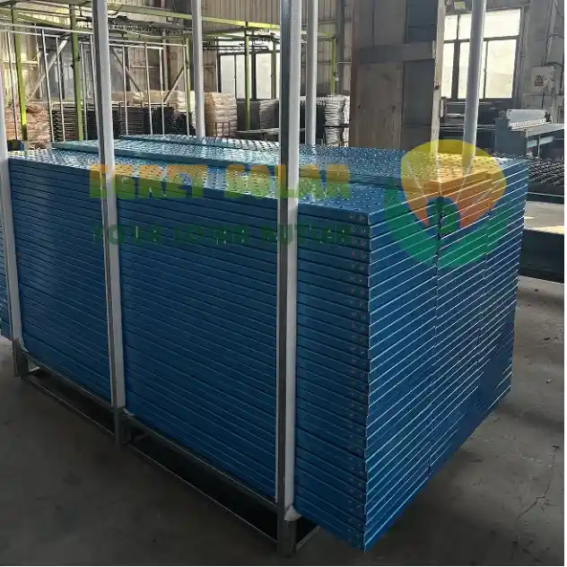 Rooftop solar crocodile walkway