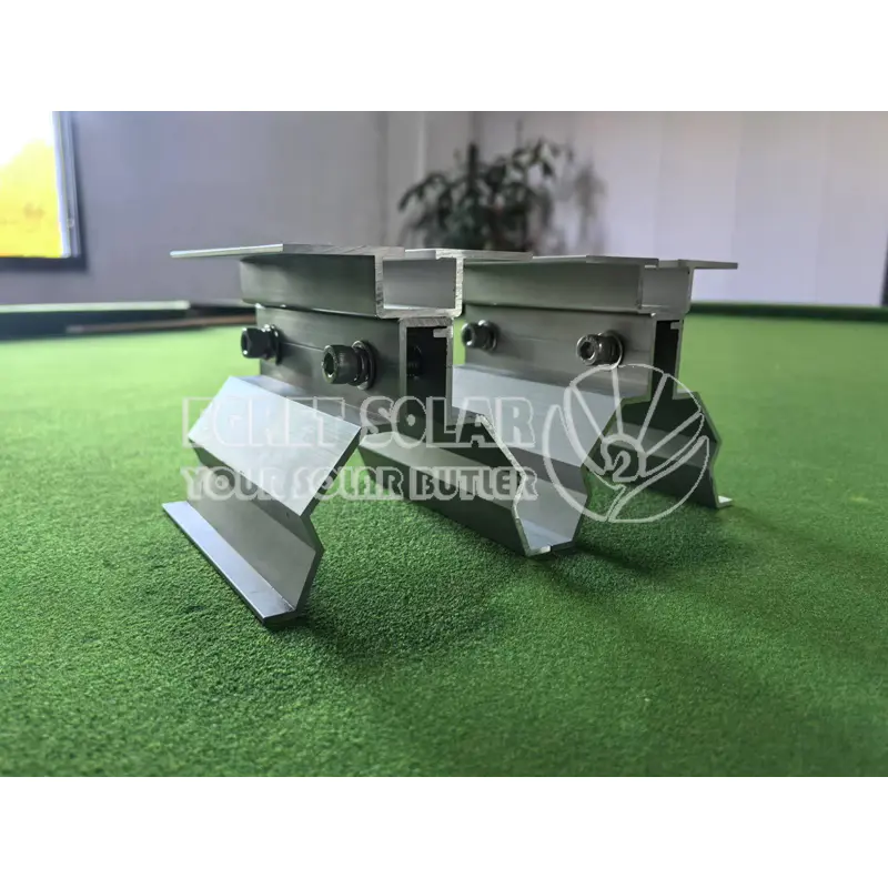 Solar Roof Clamp with Rail