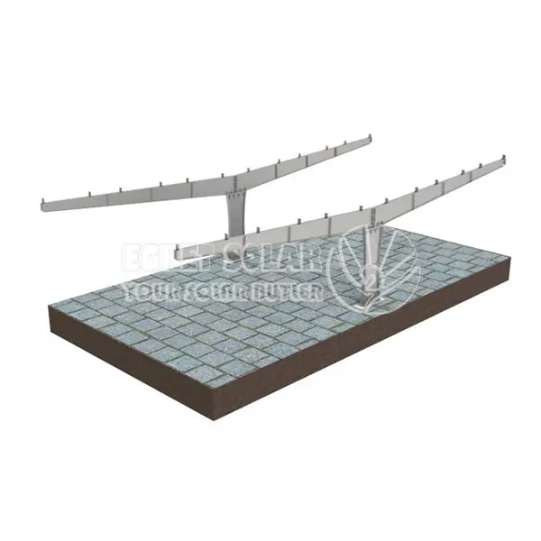Y Type Single Post Solar Carport Mounting System